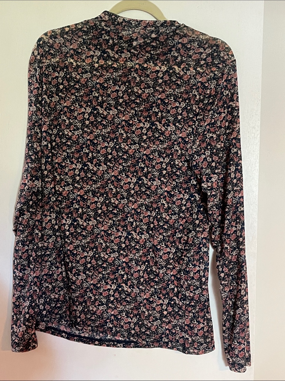 torrid mesh Tee with Pink Rose Print